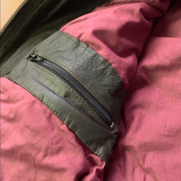 Men’s NWT Leather Jacket Vintage 2003 Hand Made - Picture 8 of 8